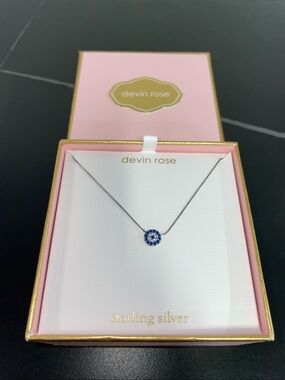 DEVIN ROSE STERLING SILVER NECKLACE FTL-08-222